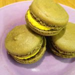 hojicha macaron