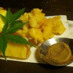 tempura & hojicha salt